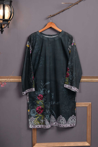 Lawn Printed Kurti - Eminence Torquoise (EM-004)