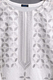 Cambric Printed & Embroidered Kurti - Fairy (P-32-20-White)