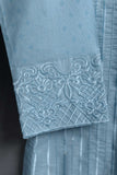 Cambric Printed & Embroidered Kurti - Freight (P-25-20-Ferozi)