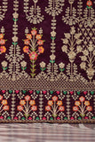 Cambric Embroidered Kurti - Gold Era (P-04-21-Maroon)