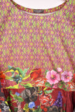 Cambric Printed Kurti - K&T Digital 2 (P-KTD2-21-Red)