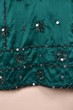 Khombi Silk Stitched Kurti With Mirror Work - Khombi Silk Mirror (P-KSM-21-Turquoise)