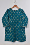 Cambric Printed & Embroidered Kurti - Mashroom (P-91-20-Blue)