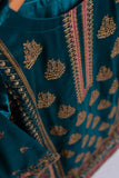 Silk Embroidered Kurti – Mountain (P-19-20-Turquoise)
