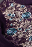 Organza Embroidered Kurti with Net Dupatta - ORG-002-P-41-20 (Purple)