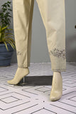 P-02A-22-Skin - Ecstasy - Cotton Embroidered Stitched Trouser