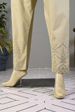 P-02B-22-Skin - Charming Silhouettes - Cotton Embroidered Stitched Trouser