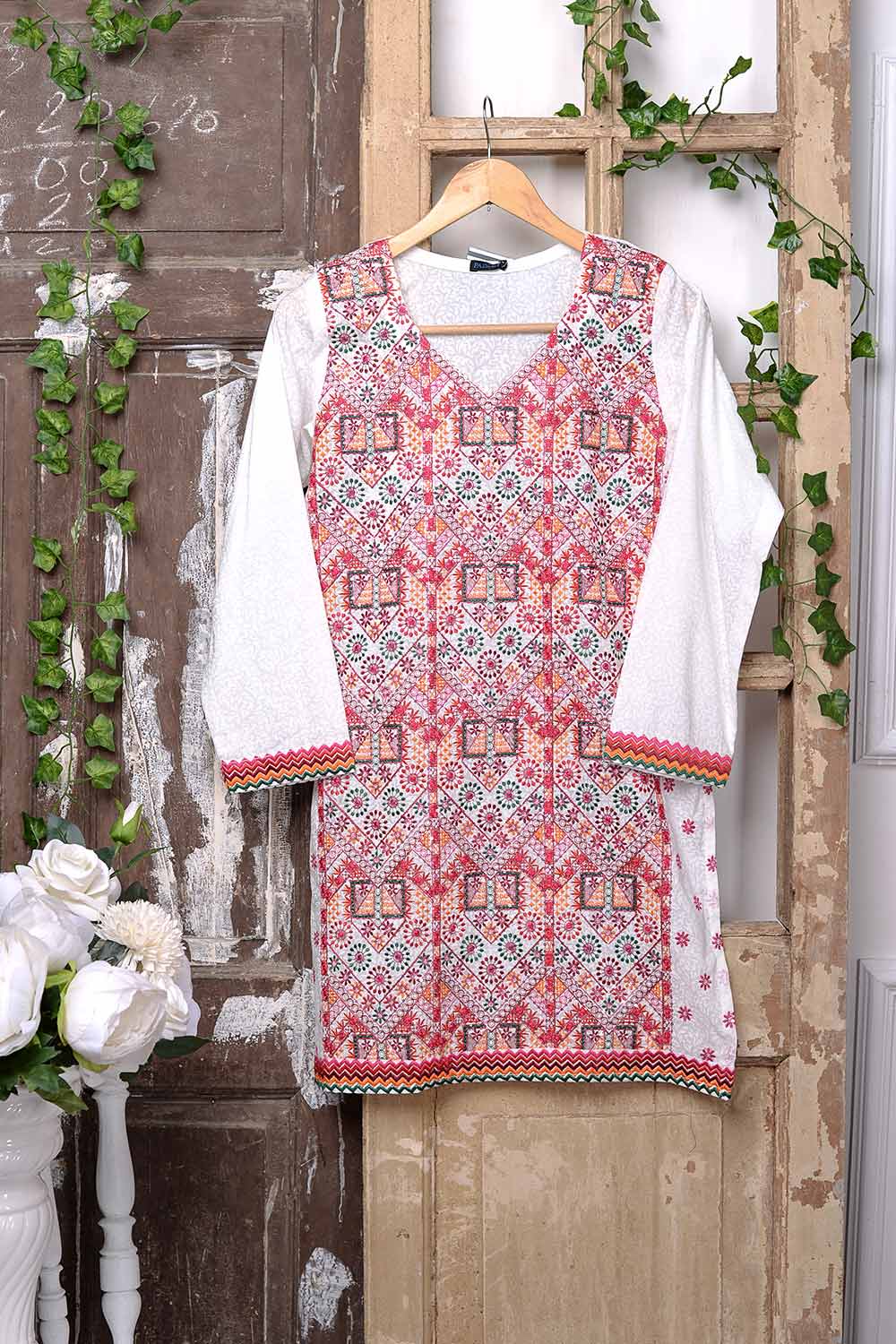 Picturesque (P-31-18-W) Sindhi Kurti