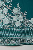 P-32-22-DarkTurquoise - Crood - Cambric Embroidered Kurti