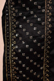 Embrodiered Silk Kurti - Precious (P-01-20-Black)
