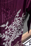 Cambric Embroidered Kurti - Palace P-140-19-Magenta