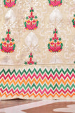 Paper Cotton Embroidered Kurti - Paper Cotton Kurti (P-75-20-Skin)