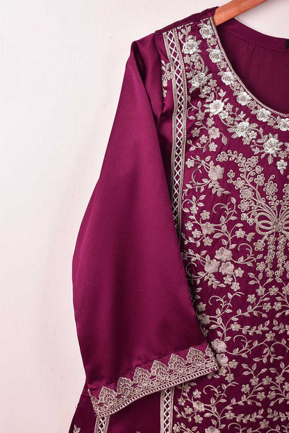 Silk Embroidered Kurti – Podrum (P-41-21-Magenta)