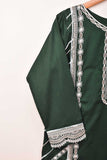Cambric Printed & Embroidered Kurti - Proton (P-43-21-Green)