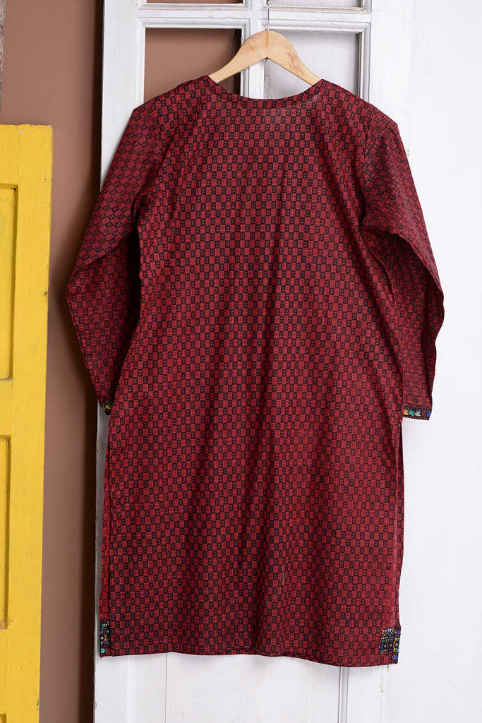 Cambric Printed & Embroidered Kurti - Rangoli (P-236-19-R)