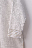 Schiffli Special Embroidered Kurti - SM-001-W (White)