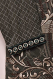 Cambric Printed & Embroidered Kurti - Shakh Print (P-08-21-Grey)
