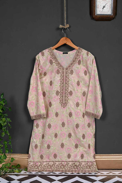 Viscose Printed & Embroidered Kurti - Sona Chandi P-189-19-S