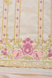 Cambric Printed & Embroidered Kurti - T-bar (P-29-21-Cream)