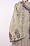 Silk Embroidered Kurti – Tomb (P-25-21-SilverGray)