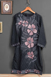 Viscose Printed & Embroidered Kurti - Twin Flower P-200-19V-GR