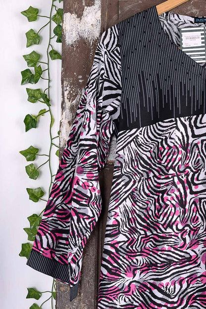 Viscose Printed Kurti - Zebra P-120-18-BLK