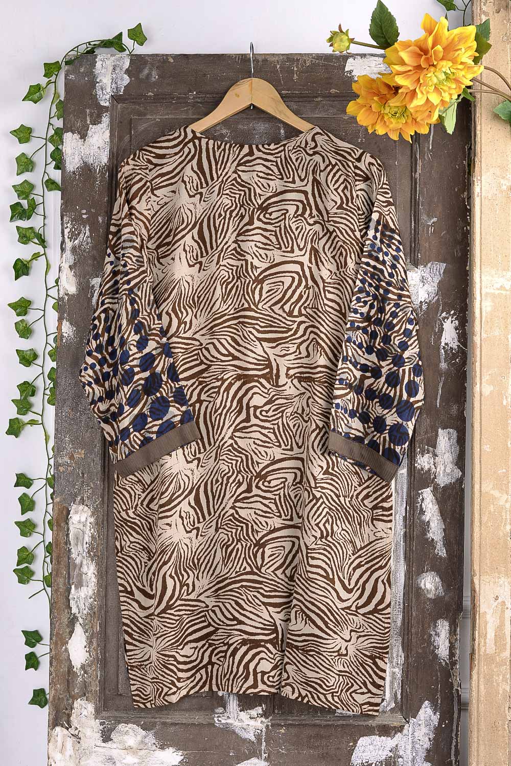 Viscose Printed Kurti - Zebra P-120-18-BR